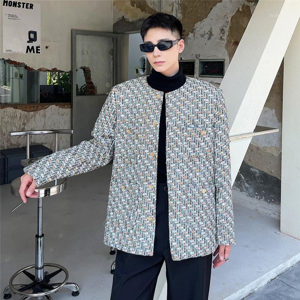 men's jackets men woven woolen chic casual hipster jacket korean streetwear collarless overcoat fall winter vintage french fashion coat, Black;brown
men's jackets men woven woolen chic casual hipster jacket korean streetwear collarless overcoat fall winter vintage french fashion coat, Black;brown