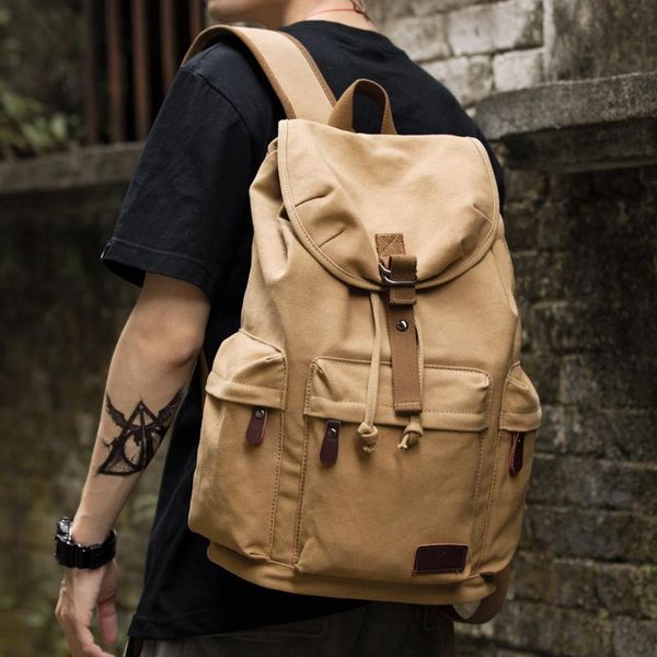 canvas vintage backpack travel large capacity students korean fashion sport simple mochilas para mujer bags de50sjb
canvas vintage backpack travel large capacity students korean fashion sport simple mochilas para mujer bags de50sjb