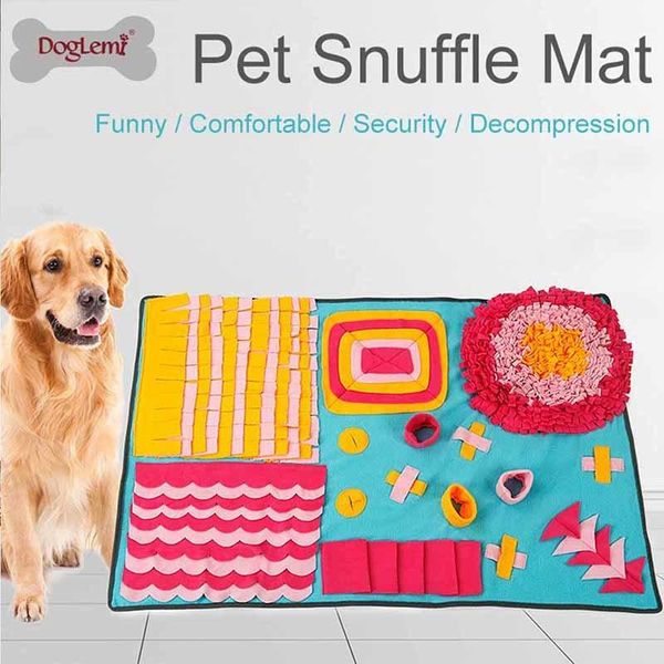 dog puzzle snuffle mat large training pad pet nose work blanket non slip puppy activity stress release toy kennels & pens
dog puzzle snuffle mat large training pad pet nose work blanket non slip puppy activity stress release toy kennels & pens