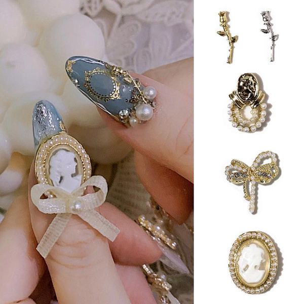 nail art decorations 20 pcs/lot 3d alloy pearl bowknot zircon rose star moon diy jewelry accessories wholesale drop, Silver;gold
nail art decorations 20 pcs/lot 3d alloy pearl bowknot zircon rose star moon diy jewelry accessories wholesale drop, Silver;gold