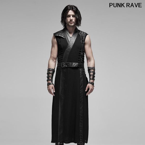 men's vests personality handsome asymmetrical imitation leather cosplay coat punk japanese warrior men long vest jacket rave wy-1157mjm, Black;white
men's vests personality handsome asymmetrical imitation leather cosplay coat punk japanese warrior men long vest jacket rave wy-1157mjm, Black;white