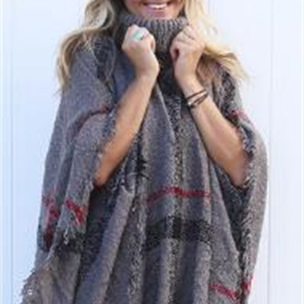 women's cape fashion- grid sweater wraps women cloak coats vintage shawl cardigan tassel fashion knit scarves tartan winter blanke, Black
women's cape fashion- grid sweater wraps women cloak coats vintage shawl cardigan tassel fashion knit scarves tartan winter blanke, Black