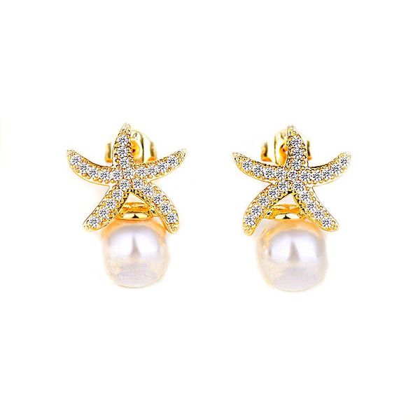 stud chic starfish korean fashion earrings for women gold silver color delicate pearl luxury wedding party jewelry gift, Golden;silver
stud chic starfish korean fashion earrings for women gold silver color delicate pearl luxury wedding party jewelry gift, Golden;silver