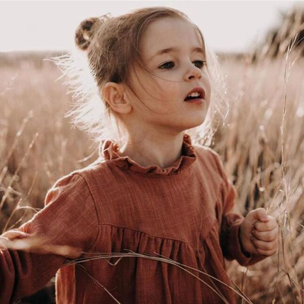 summer light long linen girl ruched casual solid dress sundress robe 2021 baby flower child european style clothes born girl's dresses, Red;yellow
summer light long linen girl ruched casual solid dress sundress robe 2021 baby flower child european style clothes born girl's dresses, Red;yellow