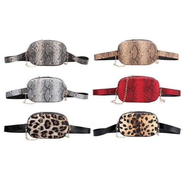 waist bags fahsion caual leopard pattern snake chain shoulder fanny belt packs women crossbody chest
waist bags fahsion caual leopard pattern snake chain shoulder fanny belt packs women crossbody chest