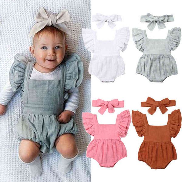 lioraitiin new fashion newborn baby girl boy ruffle romper off shoulder jumpsuit solid cotton headband 2pcs clothes sunsuit g1221, Blue
lioraitiin new fashion newborn baby girl boy ruffle romper off shoulder jumpsuit solid cotton headband 2pcs clothes sunsuit g1221, Blue