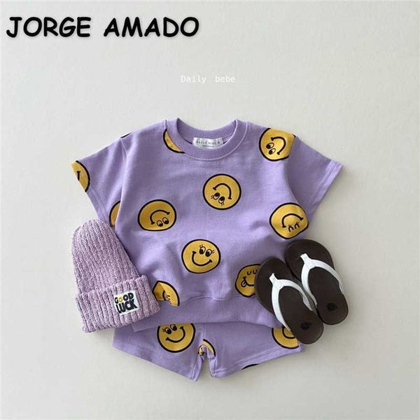 korean style summer kids girls boys 2-pcs sets cartoon cherry smile t-shirts+shorts sports children clothes e036 210610, White
korean style summer kids girls boys 2-pcs sets cartoon cherry smile t-shirts+shorts sports children clothes e036 210610, White