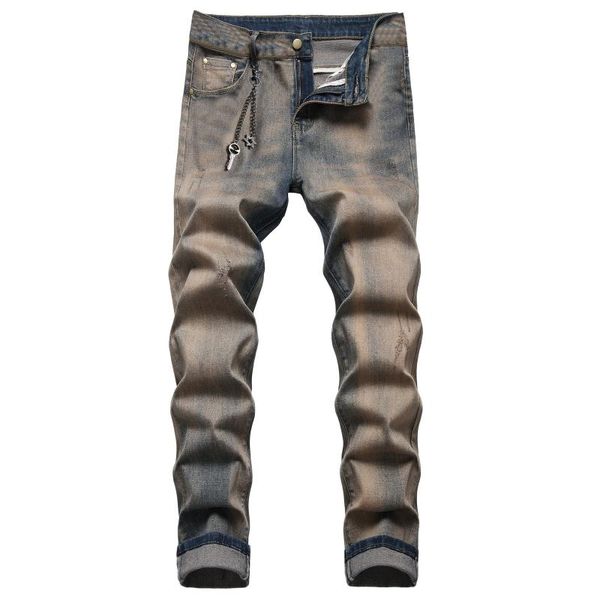 men's jeans men casual washed straight slim motorcycle biker pants vintage male denim trousers plus size, Blue
men's jeans men casual washed straight slim motorcycle biker pants vintage male denim trousers plus size, Blue