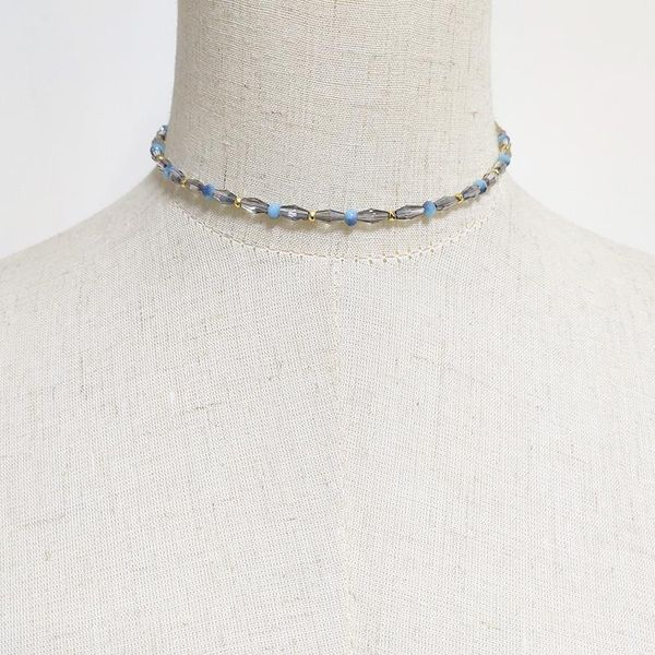 chokers 2021 style rhombus faceted crystal bead necklace gray blue gold beaded jewelry fashion all-match choker valentine's day gift, Golden;silver
chokers 2021 style rhombus faceted crystal bead necklace gray blue gold beaded jewelry fashion all-match choker valentine's day gift, Golden;silver