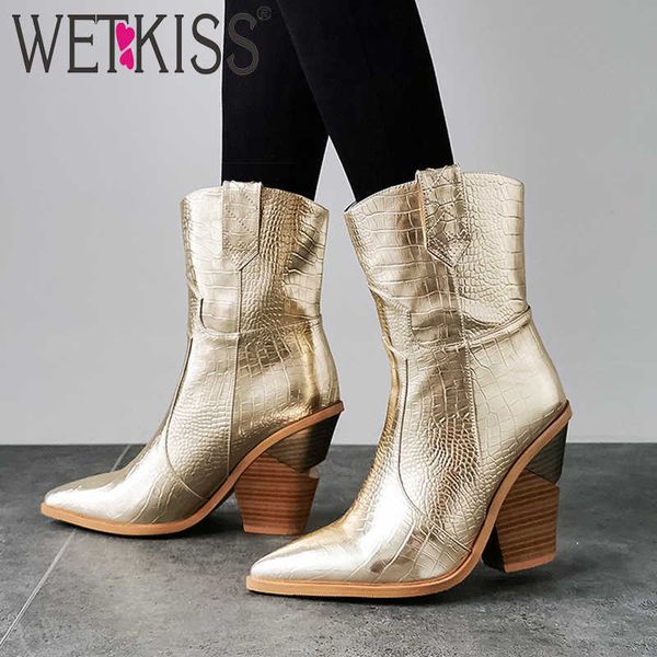 wetkiss western ankle boot cowboy booties female pointed toe shoes high heels wood shoes winter plus size 210630, Black
wetkiss western ankle boot cowboy booties female pointed toe shoes high heels wood shoes winter plus size 210630, Black