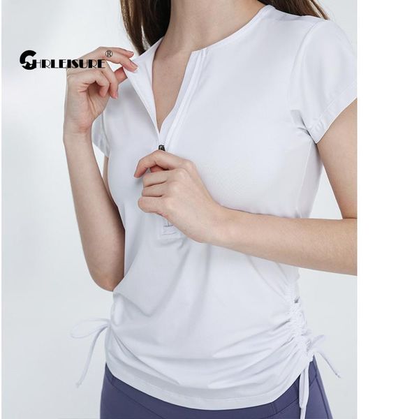 slim t shirt women chest zipper drawstring sports short sleeve running quick dry fitness yoga outfit
slim t shirt women chest zipper drawstring sports short sleeve running quick dry fitness yoga outfit