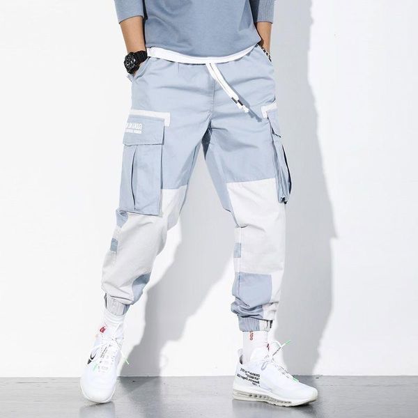 cargo pants man mid-rise patchwork trousers with pockets men's harajuku fashion blue mens hip hop clothing, Black
cargo pants man mid-rise patchwork trousers with pockets men's harajuku fashion blue mens hip hop clothing, Black