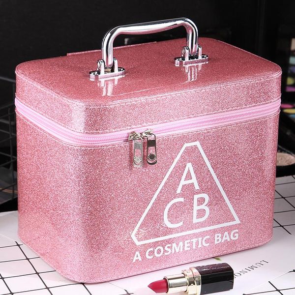 women's makeup bag large capacity small number portable toiletries storage box cosmetic case bags & cases
women's makeup bag large capacity small number portable toiletries storage box cosmetic case bags & cases
