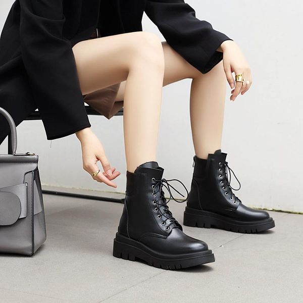 boots black platform women winter leather lace up ankle motorcycle thick heel high heels
boots black platform women winter leather lace up ankle motorcycle thick heel high heels