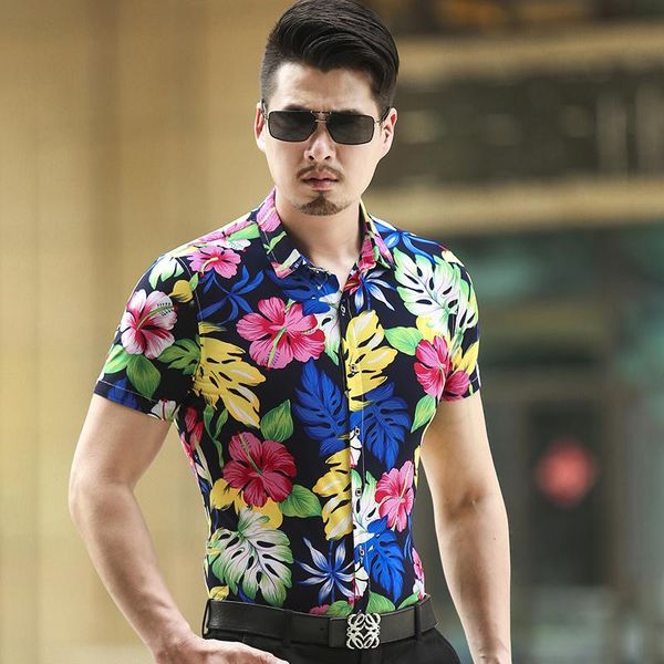 summer holiday fashion casual men's short-sleeved floral shirt hawaiian vacation flower shirts, White;black
summer holiday fashion casual men's short-sleeved floral shirt hawaiian vacation flower shirts, White;black