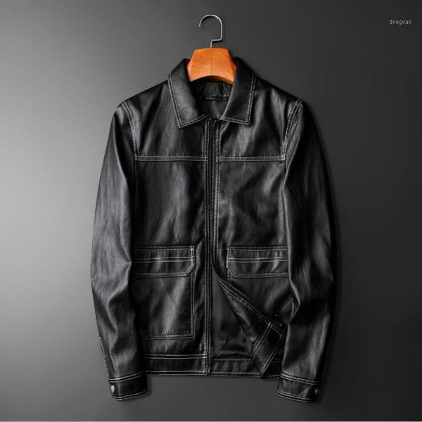 mens leather jackets motorcycle lapel zipper pockets coat male pu coats biker faux fashion outerwear, Black
mens leather jackets motorcycle lapel zipper pockets coat male pu coats biker faux fashion outerwear, Black