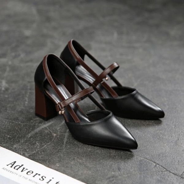 fashion ladies pointed toe heels party shoes high 6.5cm 8.5cm .5cm solid color office woman dress, Black
fashion ladies pointed toe heels party shoes high 6.5cm 8.5cm .5cm solid color office woman dress, Black