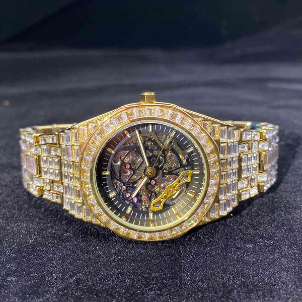 designer watch brand table luxury es hip hop high end all square drill full luminous hollow out mechanical hiphop men's watch, Slivery;brown
designer watch brand table luxury es hip hop high end all square drill full luminous hollow out mechanical hiphop men's watch, Slivery;brown