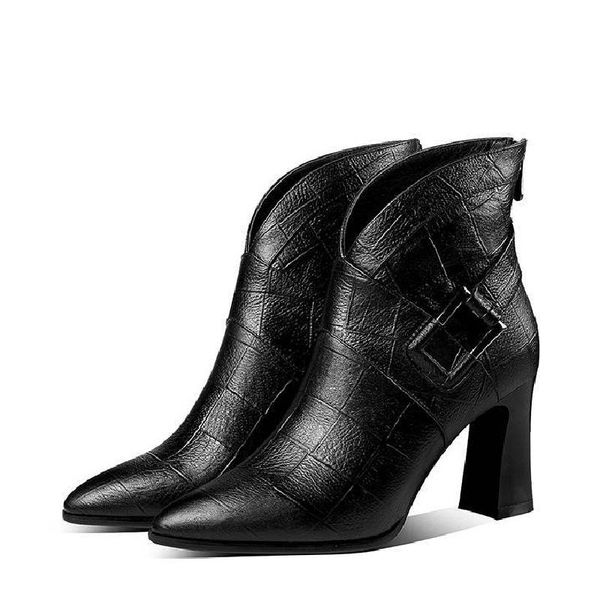 boots cresfimix botas dama women cool pointed toe autumn heel lady classic black pu leather c6409
boots cresfimix botas dama women cool pointed toe autumn heel lady classic black pu leather c6409