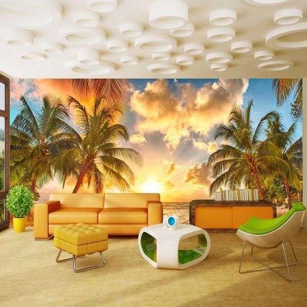 wallpapers bacal custom wall mural non-woven wallpaper beach sunset coconut tree nature landscape po backdrop for living room
wallpapers bacal custom wall mural non-woven wallpaper beach sunset coconut tree nature landscape po backdrop for living room