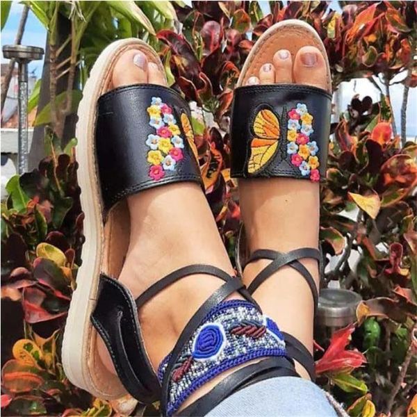 sandals bohemian ethnic style women's flat shoes 2021 summer word open toe student roman, Black
sandals bohemian ethnic style women's flat shoes 2021 summer word open toe student roman, Black