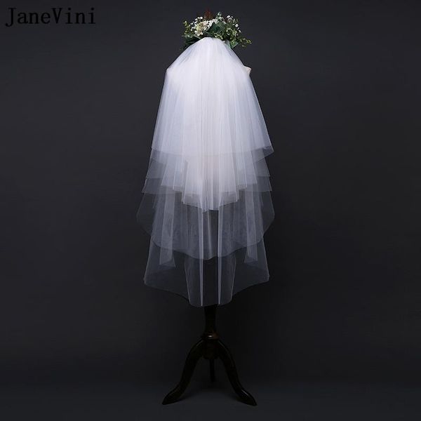 bridal veils janevini elegant ivory multi layers wedding cut edge fingertip length veil tulle with comb velos novias boda, Black
bridal veils janevini elegant ivory multi layers wedding cut edge fingertip length veil tulle with comb velos novias boda, Black