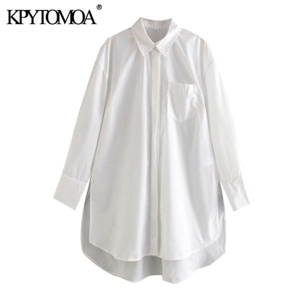 women fashion with pockets oversized asymmetry blouses vintage long sleeve button-up female shirts chic overshirts 210420, White
women fashion with pockets oversized asymmetry blouses vintage long sleeve button-up female shirts chic overshirts 210420, White