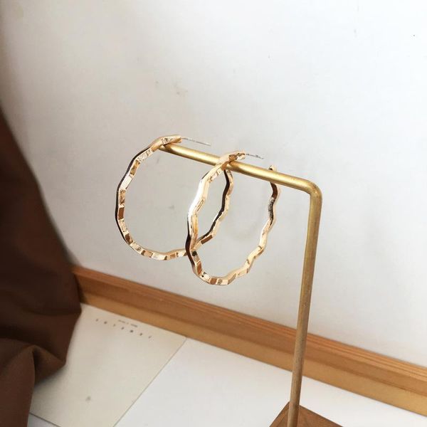 hoop & huggie exaggerate big round wave earrings hoops metal ear rings, Golden;silver
hoop & huggie exaggerate big round wave earrings hoops metal ear rings, Golden;silver