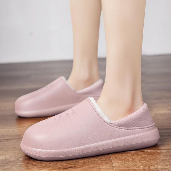 slippers winter home cotton shoes waterproof thick-soled warmth plush men women casual flat plus size 45, Black
slippers winter home cotton shoes waterproof thick-soled warmth plush men women casual flat plus size 45, Black