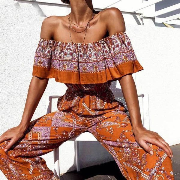 jastie floral print women jumpsuit summer off shoulder wide leg playsuit boho beach casual clothes romper overalls 210419, Black;white
jastie floral print women jumpsuit summer off shoulder wide leg playsuit boho beach casual clothes romper overalls 210419, Black;white