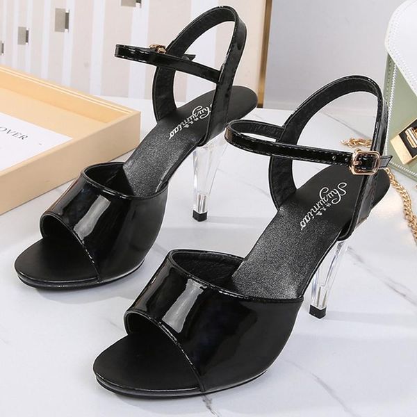 transparent sandals for women women's shoes plus size ladies ultra high heels 7cm10cm, Black
transparent sandals for women women's shoes plus size ladies ultra high heels 7cm10cm, Black