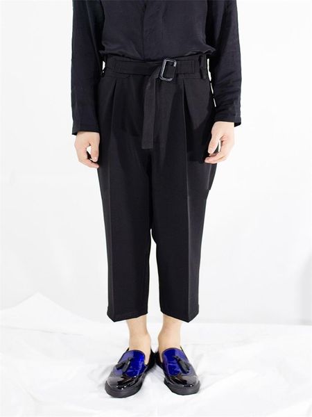 men's pants large size casual loose bell bottoms youth fashion urban style harun simple nine cent, Black
men's pants large size casual loose bell bottoms youth fashion urban style harun simple nine cent, Black
