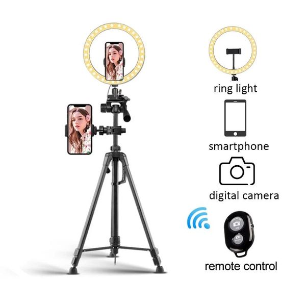 tripods extendable phone camera tripod stand with for live video holder bracket remote control selfie ring light
tripods extendable phone camera tripod stand with for live video holder bracket remote control selfie ring light
