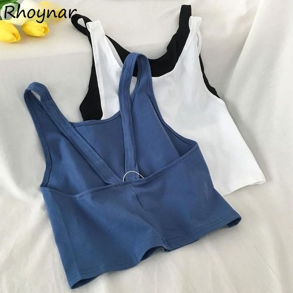 women's tanks & camis women camisole backless leisure summer cropped comfortable solid trendy korean style harajuku feminino all-match, White
women's tanks & camis women camisole backless leisure summer cropped comfortable solid trendy korean style harajuku feminino all-match, White