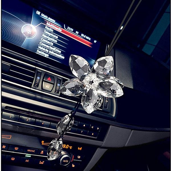 interior decorations car crystal pendant decoration colorful five-leaf flower rearview mirror accessories
interior decorations car crystal pendant decoration colorful five-leaf flower rearview mirror accessories