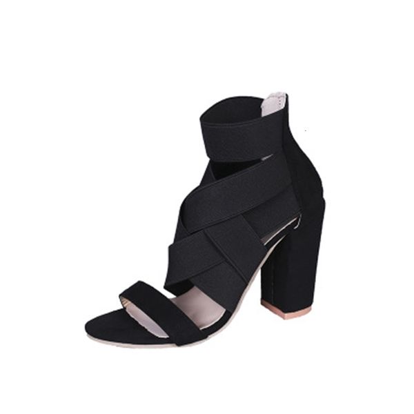 - ankle strap summer shoes women open toe chunky high heels party sandals big size 43, Black
- ankle strap summer shoes women open toe chunky high heels party sandals big size 43, Black