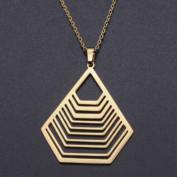 pendant necklaces fashion geometric stainless steel charm necklace for women dainty wholesale jewelry, Silver
pendant necklaces fashion geometric stainless steel charm necklace for women dainty wholesale jewelry, Silver