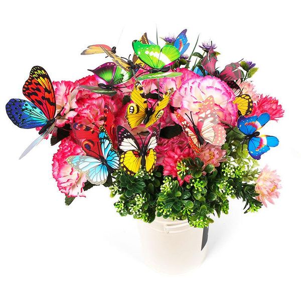 decorative flowers & wreaths bunch of butterflies garden yard planter colorful flower pots decoration outdoor decor whimsical butterfly stak
decorative flowers & wreaths bunch of butterflies garden yard planter colorful flower pots decoration outdoor decor whimsical butterfly stak