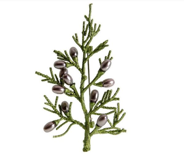 csxjd copper cast pine branches imitation pearls men and women models brooch pins badges scarves buckle accessories, Gray
csxjd copper cast pine branches imitation pearls men and women models brooch pins badges scarves buckle accessories, Gray