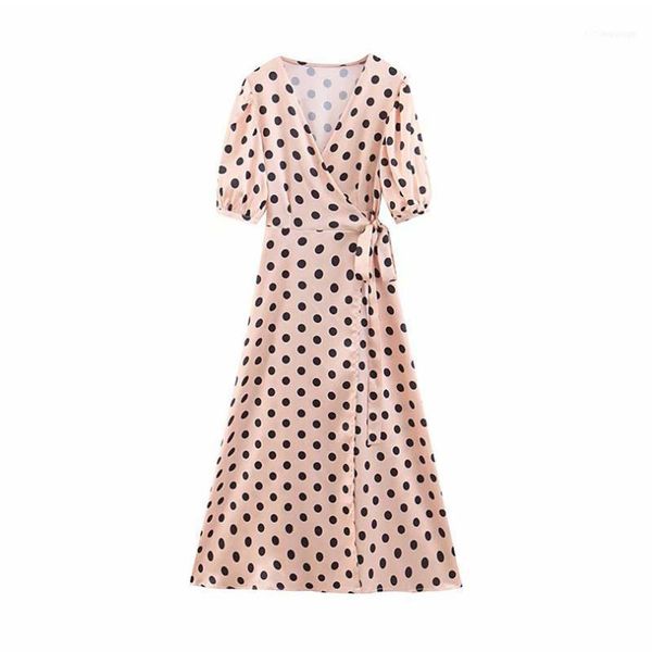 women fashion v neck dots print wrap dress bow tie sashes lantern sleeve female casual mid calf dresses chic a line vestido1, Black;gray
women fashion v neck dots print wrap dress bow tie sashes lantern sleeve female casual mid calf dresses chic a line vestido1, Black;gray