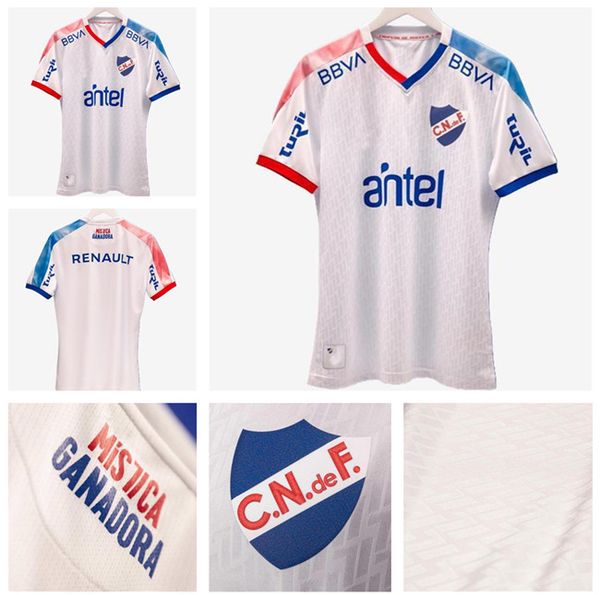 2021 club nacional de football soccer jersey home club nacional asunción 21 22 brahian ayala danilo santacruz carlos arrua football shirts, Black;yellow