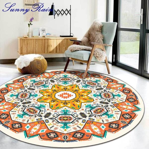sunnyrain 1-piece fleece printed rugs and carpets for home living room round area
sunnyrain 1-piece fleece printed rugs and carpets for home living room round area