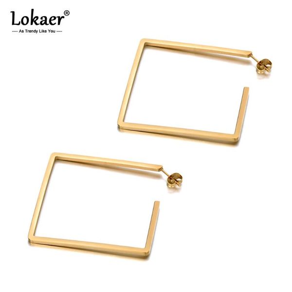 stud lokaer original design titanium stainless steel geometry square earrings bohemia office jewelry for women girls e19331, Golden;silver
stud lokaer original design titanium stainless steel geometry square earrings bohemia office jewelry for women girls e19331, Golden;silver