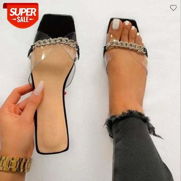 2021 spring/summer single-layer rhinestone transparent pvc flat non-slip women beach sandals outdoor all-match casual slippers #gp5p, Black
2021 spring/summer single-layer rhinestone transparent pvc flat non-slip women beach sandals outdoor all-match casual slippers #gp5p, Black