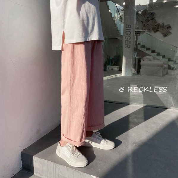 men's pants 2021 summer thin linen straight baggy loose cargo casual streetwear joggers sweatpants solid 6 color trousers, Black
men's pants 2021 summer thin linen straight baggy loose cargo casual streetwear joggers sweatpants solid 6 color trousers, Black