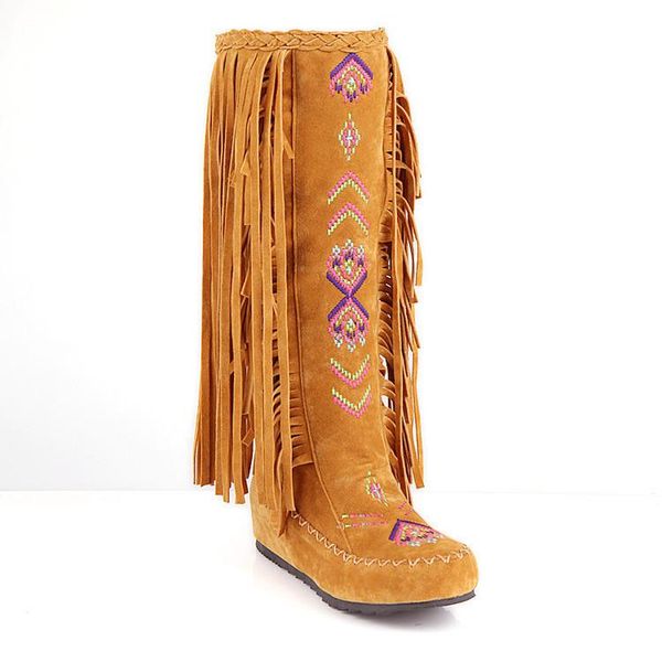 boots western denim oversize knight boot tassel embroidered frosted high sleeve, Black
boots western denim oversize knight boot tassel embroidered frosted high sleeve, Black