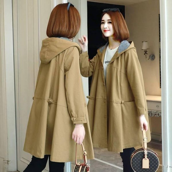 women's trench coats fashion coat plus size 3xl hooded windbreaker solid pockets lightweight raincoat overcoat, Tan;black
women's trench coats fashion coat plus size 3xl hooded windbreaker solid pockets lightweight raincoat overcoat, Tan;black