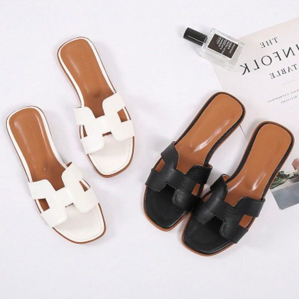 sandals brand designer slippers women shoes square toe womens pu leather ladies summer slides flats plus size, Black
sandals brand designer slippers women shoes square toe womens pu leather ladies summer slides flats plus size, Black