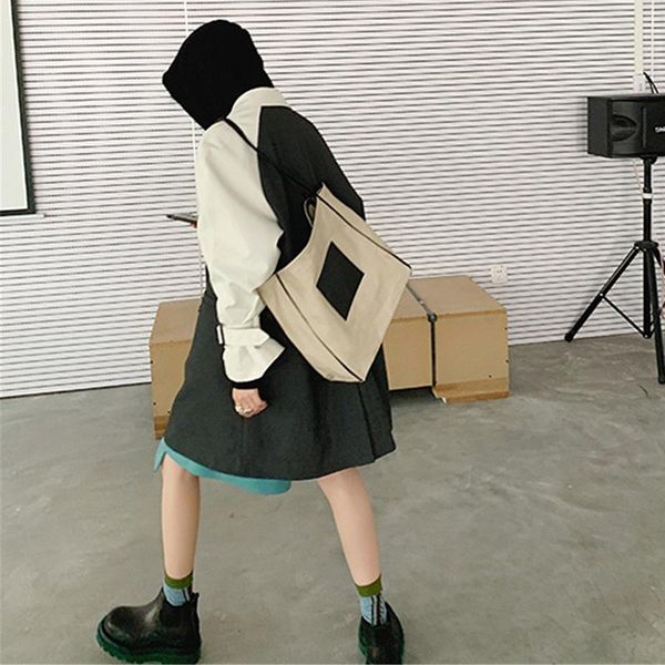 school bags letter print solid woman casual large-capacity vintage classic beige chic black belt bag 2021
school bags letter print solid woman casual large-capacity vintage classic beige chic black belt bag 2021