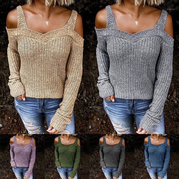 women's sweaters winter autumn women pullovers sweater knitwear strap fashion thicken solid off shoulder knitted crop female casual, White;black
women's sweaters winter autumn women pullovers sweater knitwear strap fashion thicken solid off shoulder knitted crop female casual, White;black